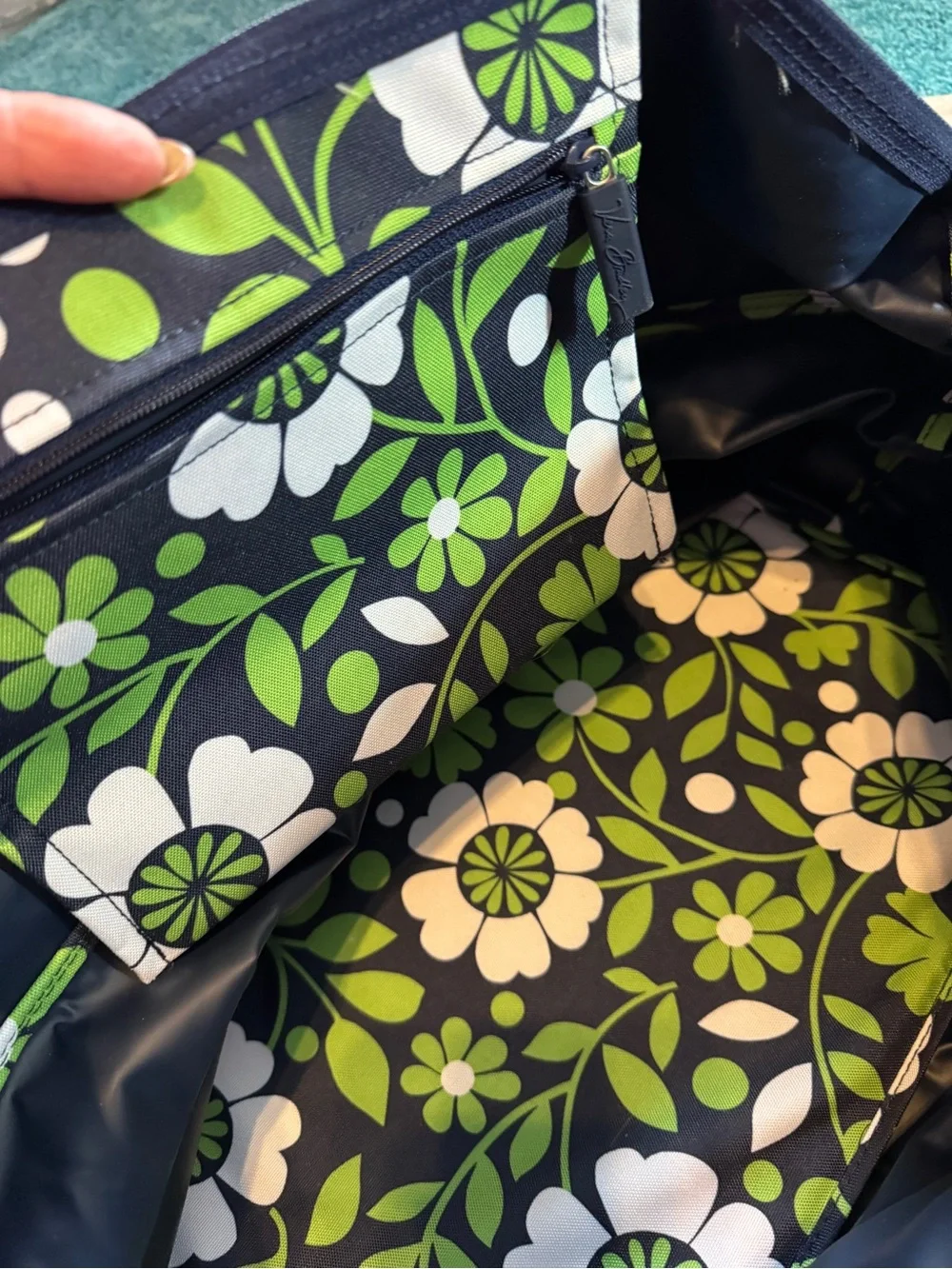 Vera Bradley Trimmed Traveler lucky You Tote Bag